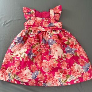 Iris & Ivy Floral Flutter Sleeve Party Dress & Bloomers